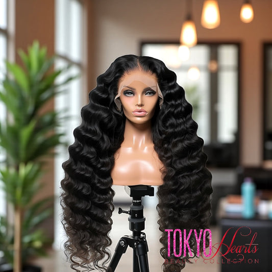 Brazilian Raw Deep Wave Lace Front Wig (HD Lace)