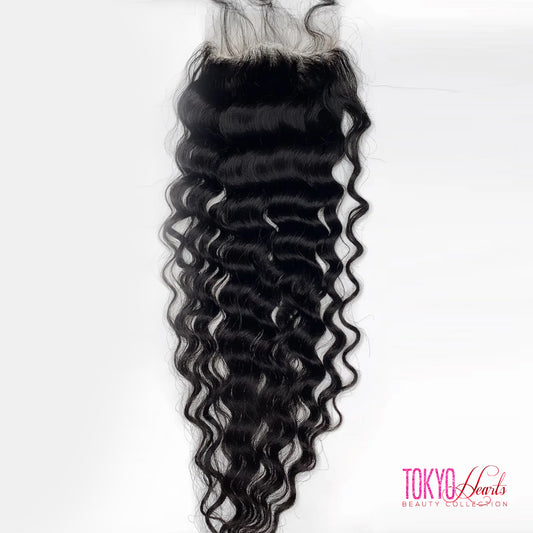 2x6 Brazilian Burmese Wavy/Curly Lace Closure (HD Lace)